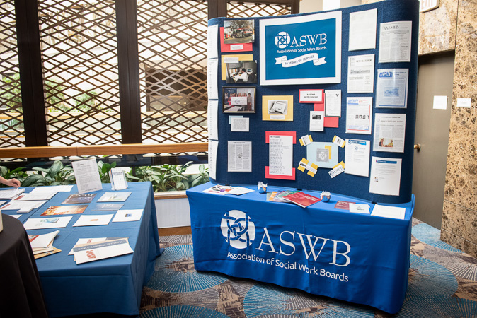 photograph of exhibit booth