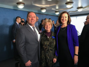 photograph of Tim Brown, Mary Jo Monahan, and Darla Spence Coffey