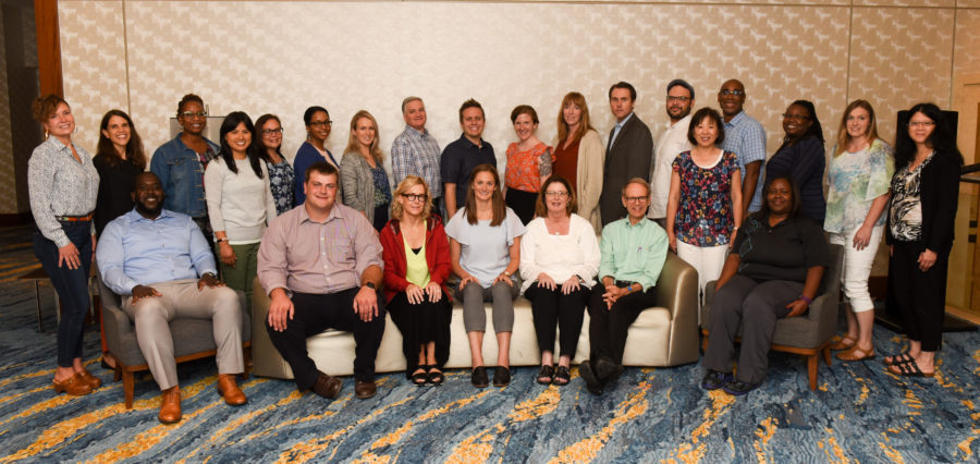 Photograph of the 2019 class of newly-trained item writers