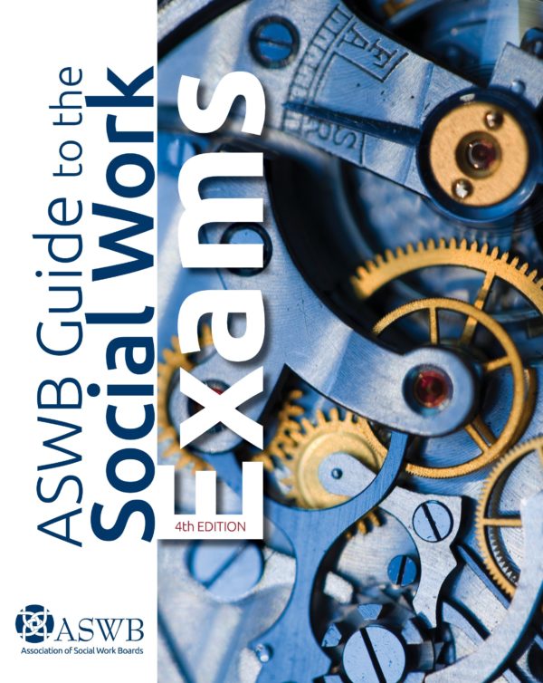 Book cover for the ASWB Guide to hte Social Work Exams