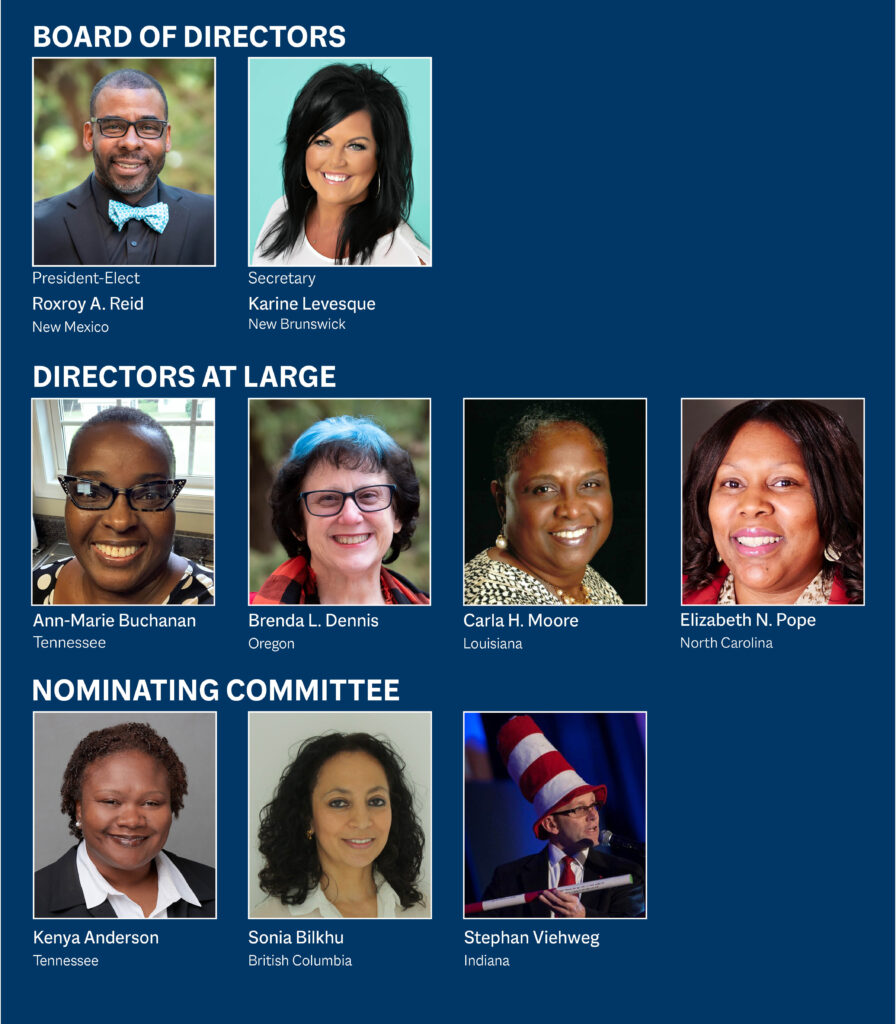 graphic with photos of those elected