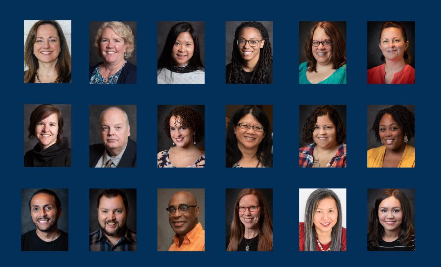 Photo collage of 2021 ASWB Examination Committee members
