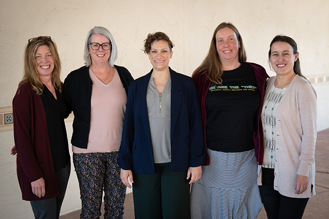 Photograph of the five members of the 2023 ASWB Nominating Committee