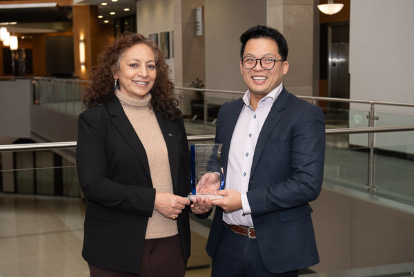 Sonia Bilkhu and Jason Lam of the British Columbia College of Social Workers